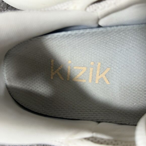 Kizik Madrid Eco-Knit Womens Size 8 White Hands Free Slip On Athletic Shoes Used - Picture 9 of 10